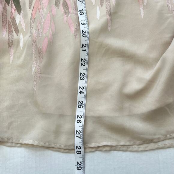 Fig and Flower Fairy Forest Womens Floral Top Whimsical Modest Size 3X Resort - Picture 7 of 10